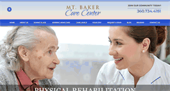 Desktop Screenshot of mtbakercarecenter.com